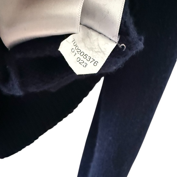 Brooks Brothers Lunar New Year Dragon Sweater Navy Blue Women Small Merino Wool - Picture 10 of 11